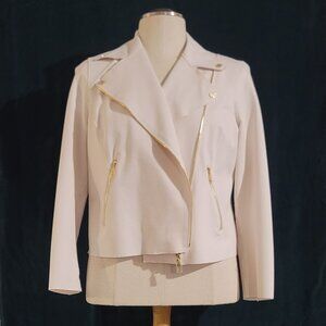 NWT Anna Klein moto style jacket